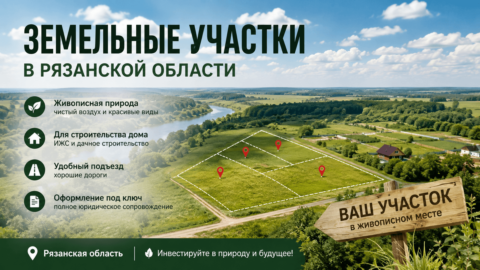 Купить участок в районе